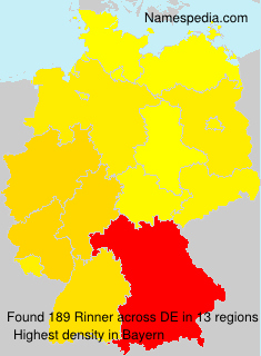 Surname Rinner in Germany Surname Rinner in Germany