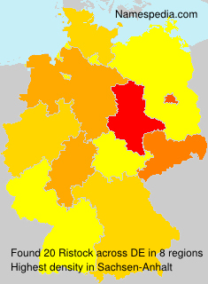 Surname Ristock in Germany Surname Ristock in Germany