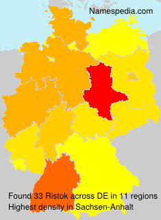 Surname Ristok in Germany Surname Ristok in Germany