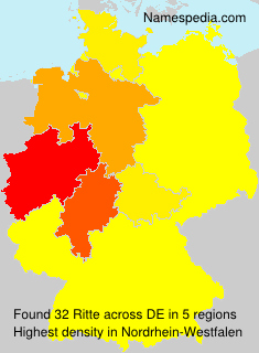 Surname Ritte in Germany Surname Ritte in Germany