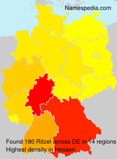 Surname Ritzel in Germany Surname Ritzel in Germany