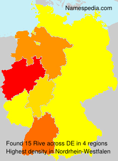 Surname Rive in Germany Surname Rive in Germany