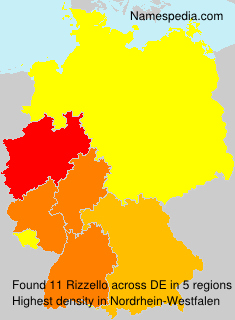 Surname Rizzello in Germany Surname Rizzello in Germany