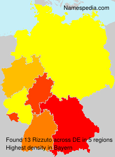 Surname Rizzuto in Germany Surname Rizzuto in Germany