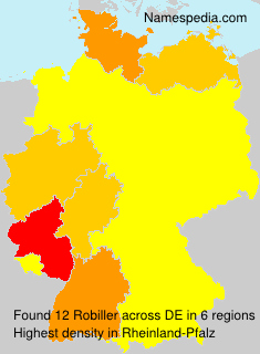 Surname Robiller in Germany Surname Robiller in Germany