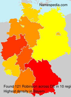 Surname Robinson in Germany Surname Robinson in Germany