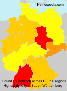 Surname Robitsch in Germany Surname Robitsch in Germany