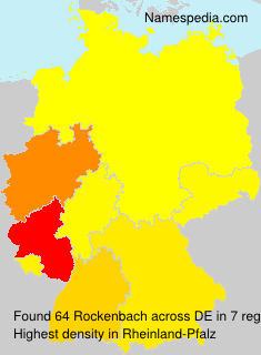Surname Rockenbach in Germany Surname Rockenbach in Germany