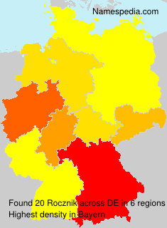 Surname Rocznik in Germany Surname Rocznik in Germany