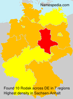 Surname Rodak in Germany Surname Rodak in Germany