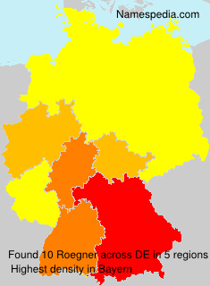 Surname Roegner in Germany Surname Roegner in Germany