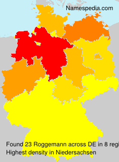 Surname Roggemann in Germany Surname Roggemann in Germany