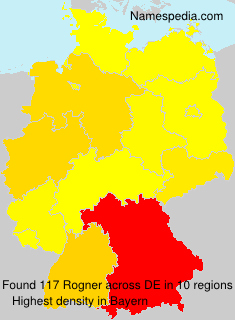 Surname Rogner in Germany Surname Rogner in Germany