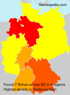 Surname Rohan in Germany Surname Rohan in Germany