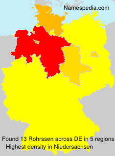 Surname Rohrssen in Germany Surname Rohrssen in Germany