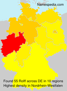 Surname Rolff in Germany Surname Rolff in Germany