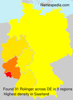 Surname Rolinger in Germany Surname Rolinger in Germany
