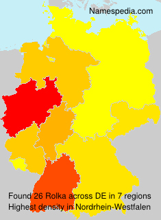 Surname Rolka in Germany Surname Rolka in Germany