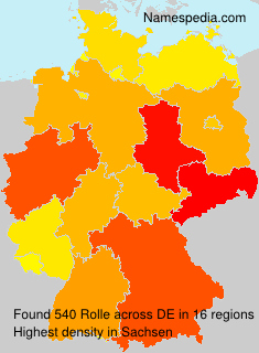 Surname Rolle in Germany Surname Rolle in Germany
