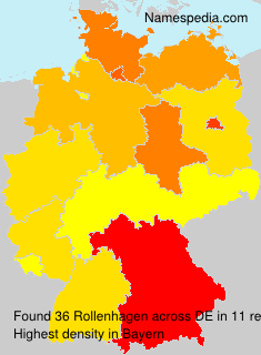 Surname Rollenhagen in Germany Surname Rollenhagen in Germany