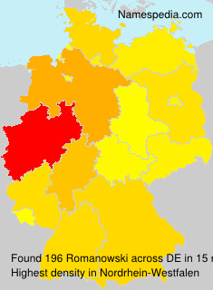 Surname Romanowski in Germany Surname Romanowski in Germany
