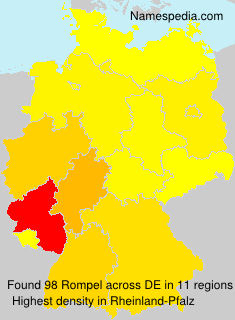Surname Rompel in Germany Surname Rompel in Germany