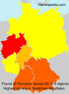 Surname Roncevic in Germany Surname Roncevic in Germany
