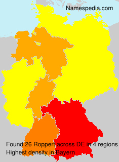 Surname Roppert in Germany Surname Roppert in Germany