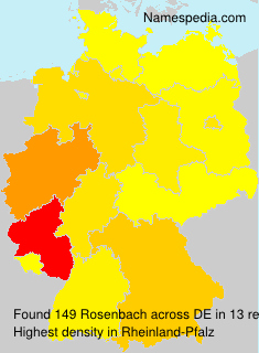 Surname Rosenbach in Germany Surname Rosenbach in Germany