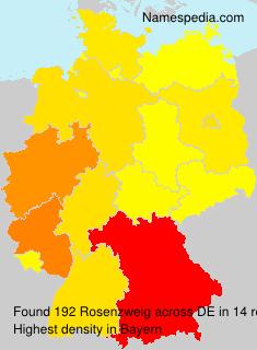 Surname Rosenzweig in Germany Surname Rosenzweig in Germany