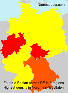 Surname Rosian in Germany Surname Rosian in Germany
