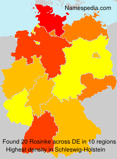 Surname Rosinke in Germany Surname Rosinke in Germany