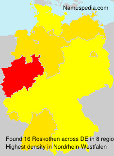 Surname Roskothen in Germany Surname Roskothen in Germany