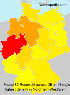 Surname Rosowski in Germany Surname Rosowski in Germany