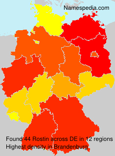 Surname Rostin in Germany Surname Rostin in Germany