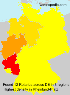 Surname Rotarius in Germany Surname Rotarius in Germany