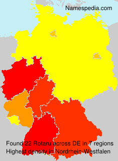 Surname Rotaru in Germany Surname Rotaru in Germany