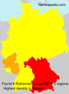Surname Rotheimer in Germany Surname Rotheimer in Germany
