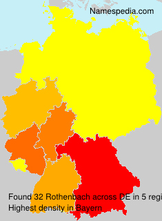Surname Rothenbach in Germany Surname Rothenbach in Germany