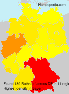 Surname Rothkopf in Germany Surname Rothkopf in Germany