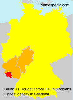 Surname Rouget in Germany Surname Rouget in Germany