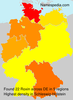 Surname Roxin in Germany Surname Roxin in Germany