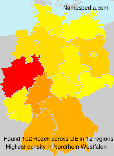 Surname Rozek in Germany Surname Rozek in Germany