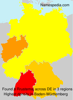 Surname Rrustemaj in Germany Surname Rrustemaj in Germany