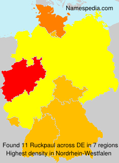 Surname Ruckpaul in Germany Surname Ruckpaul in Germany