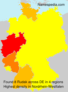 Surname Rudak in Germany Surname Rudak in Germany