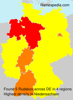 Surname Rudakov in Germany Surname Rudakov in Germany