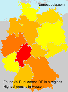 Surname Rudl in Germany Surname Rudl in Germany