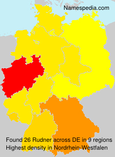 Surname Rudner in Germany Surname Rudner in Germany