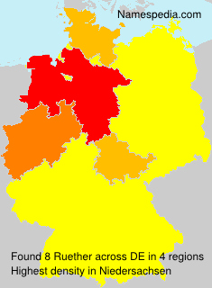 Surname Ruether in Germany Surname Ruether in Germany